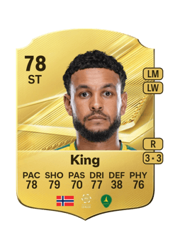 Carte de Joshua King