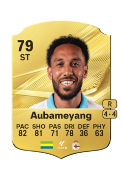 Carte de Pierre-Emerick Aubameyang