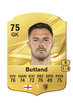 Carte de Jack Butland