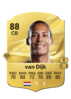 Carte de Virgil van Dijk