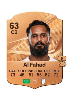 Carte de Abdullah Al Fahad