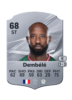 Carte de Moussa Dembélé
