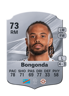 Carte de Théo Bongonda
