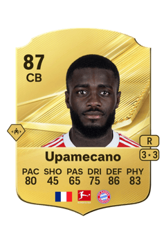 Carte de Dayot Upamecano