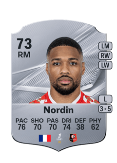 Carte de Arnaud Nordin