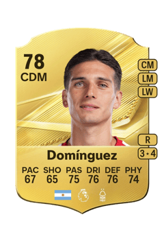 Carte de Nicolás Domínguez