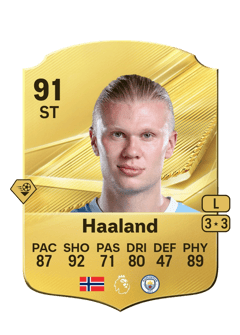 Carte de Erling Haaland