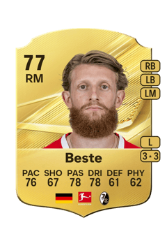 Carte de Jan-Niklas Beste