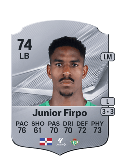 Carte de Junior Firpo