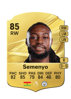 Carte de Antoine Semenyo