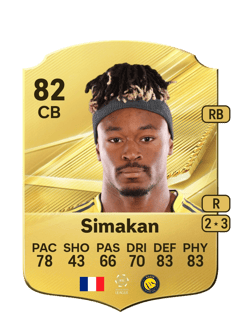 Carte de Mohamed Simakan
