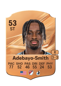 Carte de Jordan Adebayo-Smith