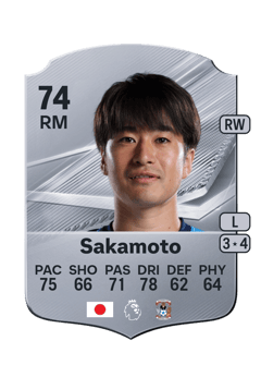 Carte de Tatsuhiro Sakamoto