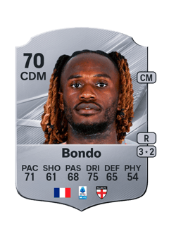 Carte de Warren Bondo
