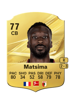Carte de Chrislain Matsima