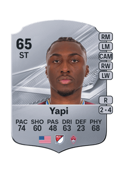 Carte de Darren Yapi