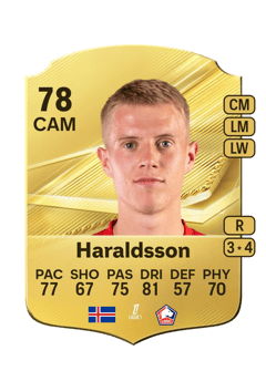 Carte de Hákon Arnar Haraldsson
