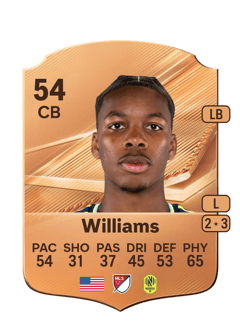 Carte de Thomas Williams