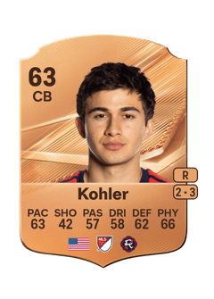 Carte de Ethan Kohler