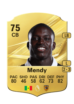 Carte de Nobel Mendy