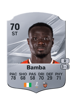 Carte de Mohamed Bamba
