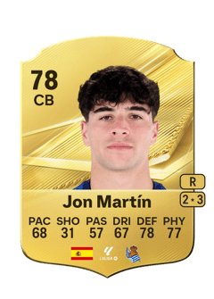 Carte de Jon Martín