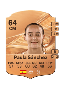 Carte de Paula Sánchez