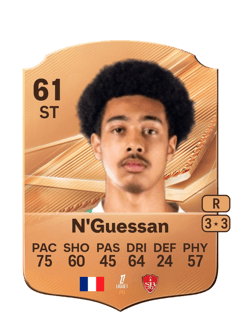 Carte de Djylian N'Guessan
