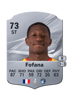 Carte de Rayan Fofana