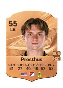 Carte de Owen Presthus