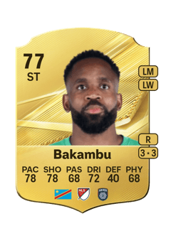 Carte de Cédric Bakambu
