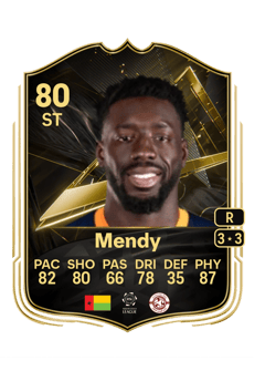 Carte de Alexandre Mendy