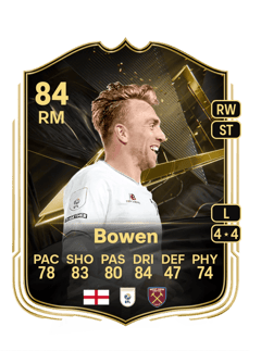 Carte de Jarrod Bowen