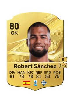 Carte de Robert Sánchez