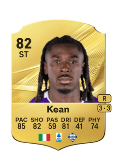 Carte de Moise Kean