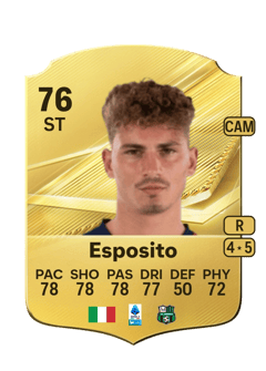 Carte de Sebastiano Esposito