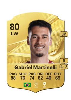 Carte de Gabriel Martinelli