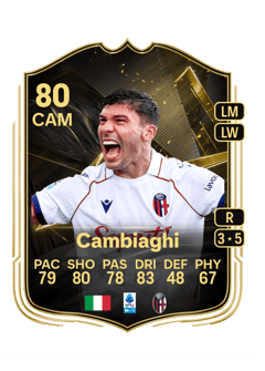 Carte de Nicolò Cambiaghi