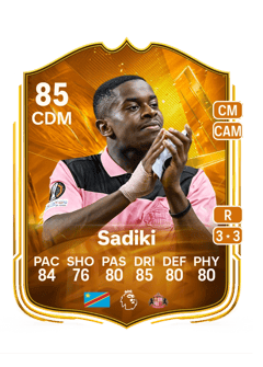 Carte de Noah Sadiki