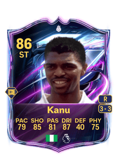 Carte de Nwankwo Kanu