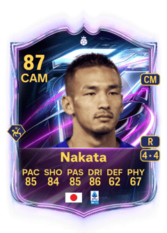 Carte de Hidetoshi Nakata