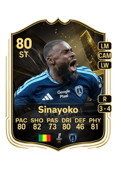 Carte de Lassine Sinayoko