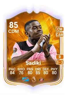 Carte de Noah Sadiki