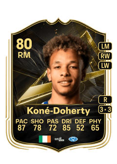 Carte de Trent Koné-Doherty