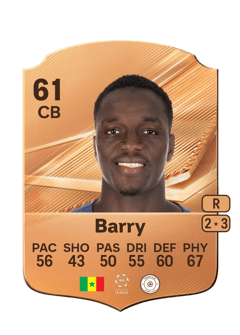 Carte de Mamadou Thierno Barry