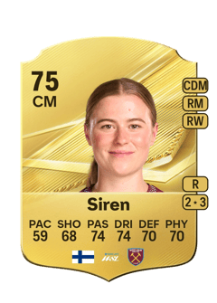 Carte de Oona Siren