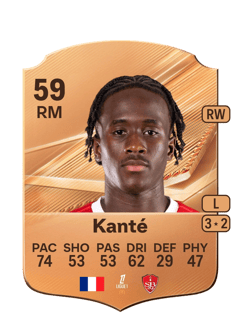 Carte de Ibrahim Kanté