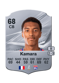Carte de Noham Kamara