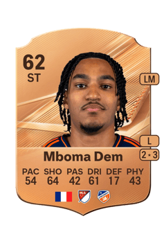 Carte de Kenji Mboma Dem