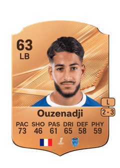 Carte de Anis Ouzenadji